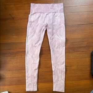 Gymshark Pink Patterned Leggings